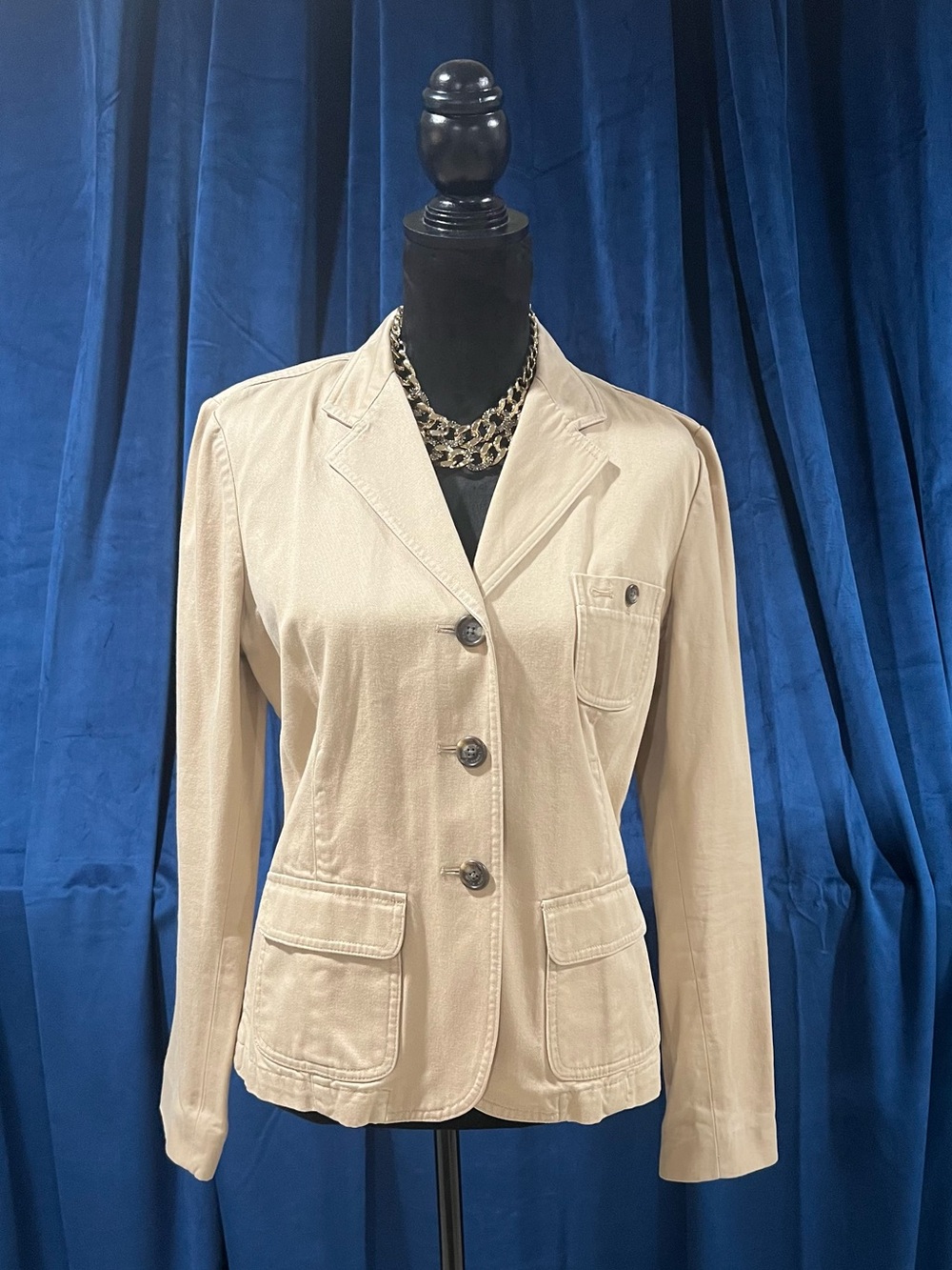 Lauren Ralph Lauren Beige Tailored Women's Blazer